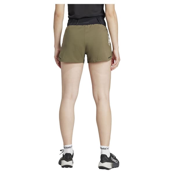 Adidas Terrex Agravic Trail Running 5´´ Shorts Grönt S Kvinna