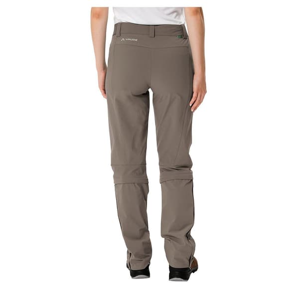 Vaude Farley Stretch Capri T-zip Iii Byxor Grå 42 / Short Kvinna
