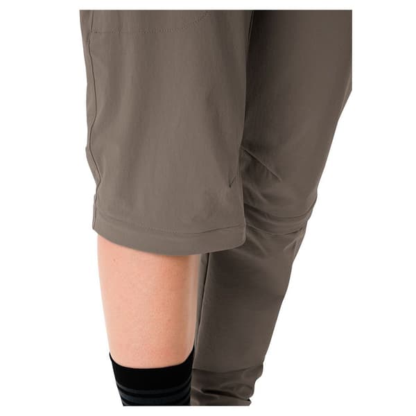 Vaude Farley Stretch Capri T-zip Iii Byxor Grå 42 / Short Kvinna