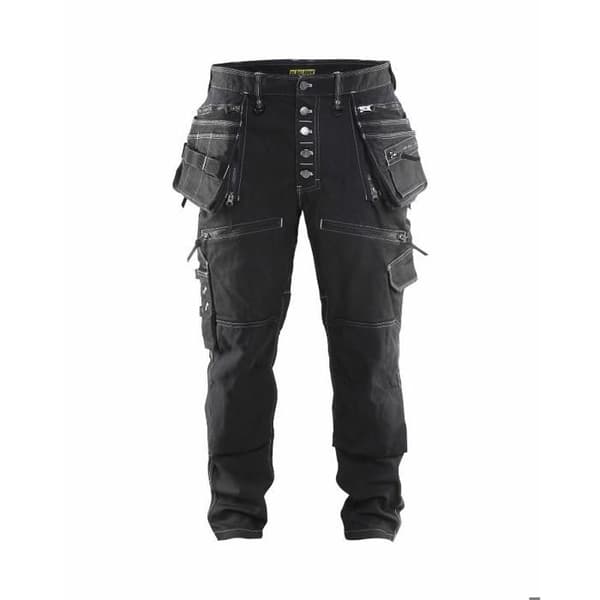 Arbetsbyxor - Blaklader - X1900 - Cordura Denim Stretch - Svart - Storlek 40 - Herr