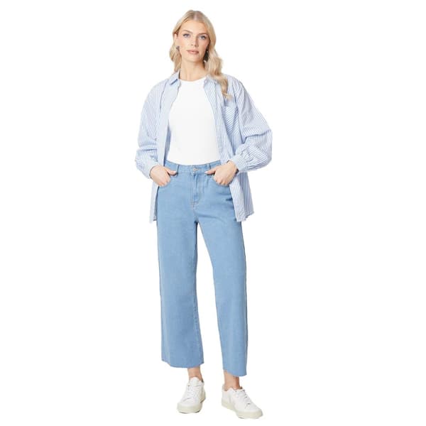 Principles Dam/Lady 7/8 Petite Jeans med vida ben