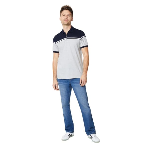 Burton Mens Mid Wash Bootcut Jeans
