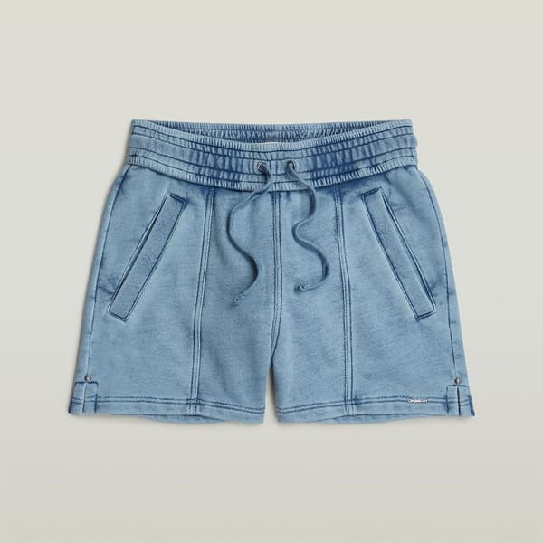G-star Overdyed Edge Shorts Blå L Kvinna