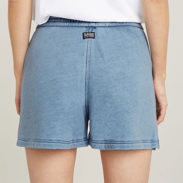 G-star Overdyed Edge Shorts Blå L Kvinna