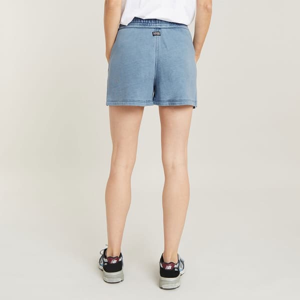 G-star Overdyed Edge Shorts Blå L Kvinna