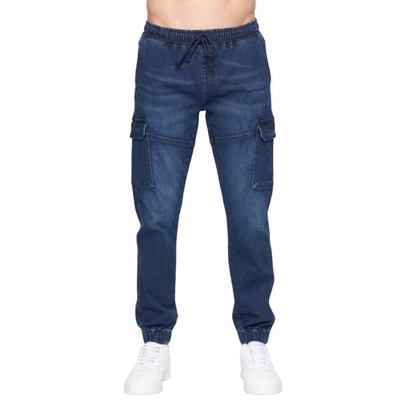 Crosshatch Mens Malimore Cuffed Ankle Cargo Jeans