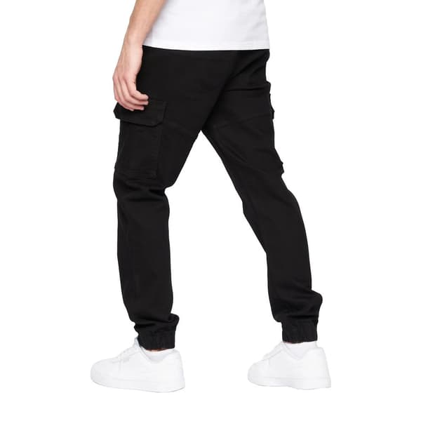 Crosshatch Mens Malimore Cuffed Ankle Cargo Jeans