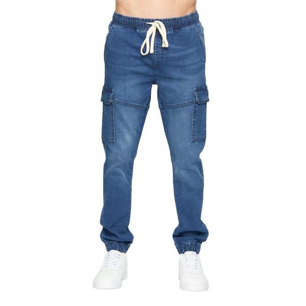 Crosshatch Mens Malimore Cuffed Ankle Cargo Jeans