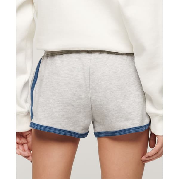Superdry Essential Logo Racer Ub Shorts Grå M Kvinna