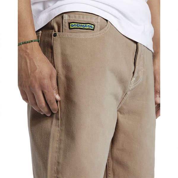 Dc Shoes Worker Baggy Rio Korta Jeans Beige 34 Man
