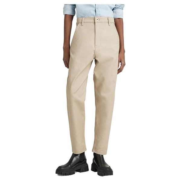 G-star Boyfriend Tapered Chinobyxor Beige 29 Kvinna