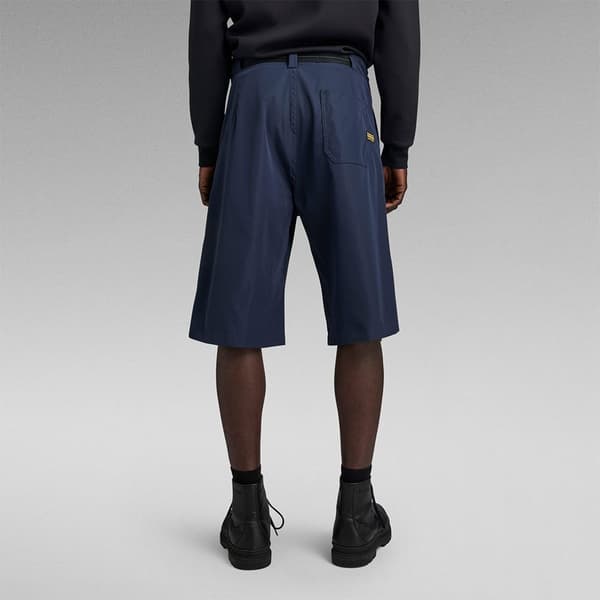 G-star Pleated Belt Chinoshorts Blå 34 Man