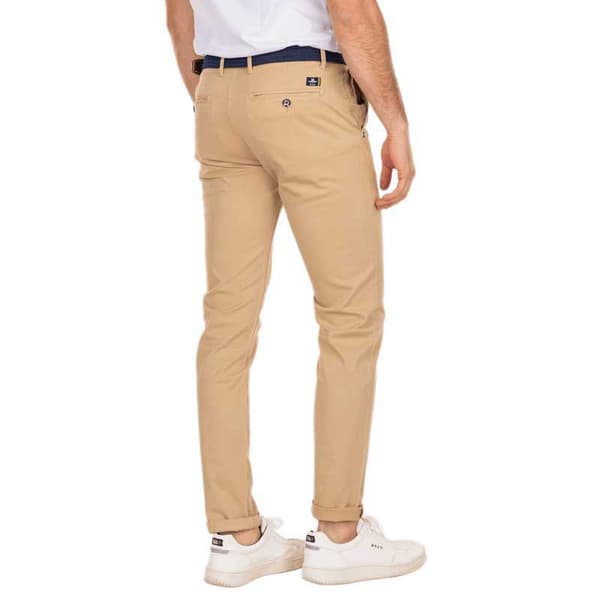 Nza New Zealand 99xn61532 Napier Twill Stretch Chinobukser Beige 33 / 32 Mand