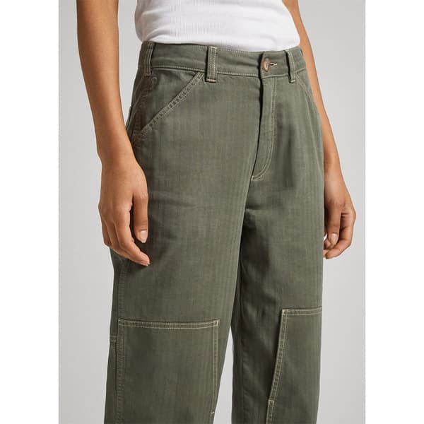 Pepe Jeans Betsy Bukser Grøn 24 Kvinde