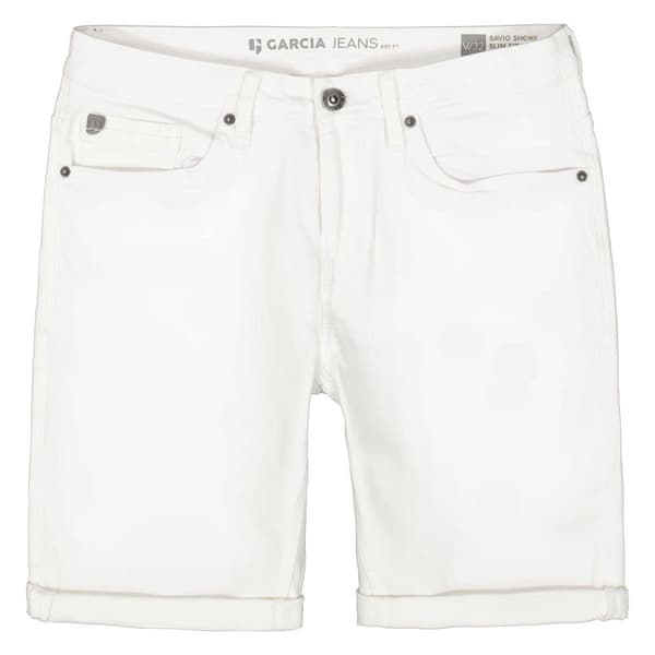 Garcia Savio Korte Jeans Hvid 31 Mand
