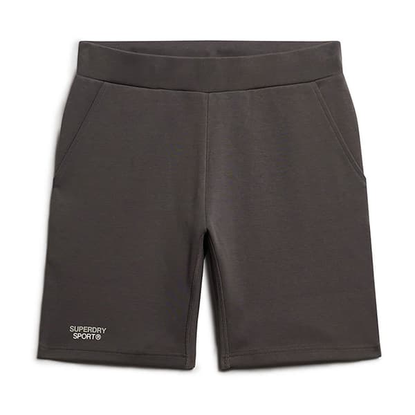 Superdry Sport Tech Logo Tapered Sports Shorts Grå L Mand