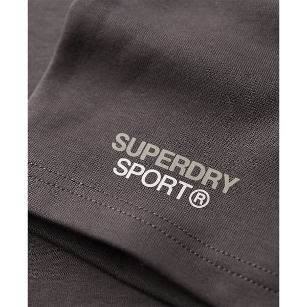 Superdry Sport Tech Logo Tapered Sports Shorts Grå L Mand