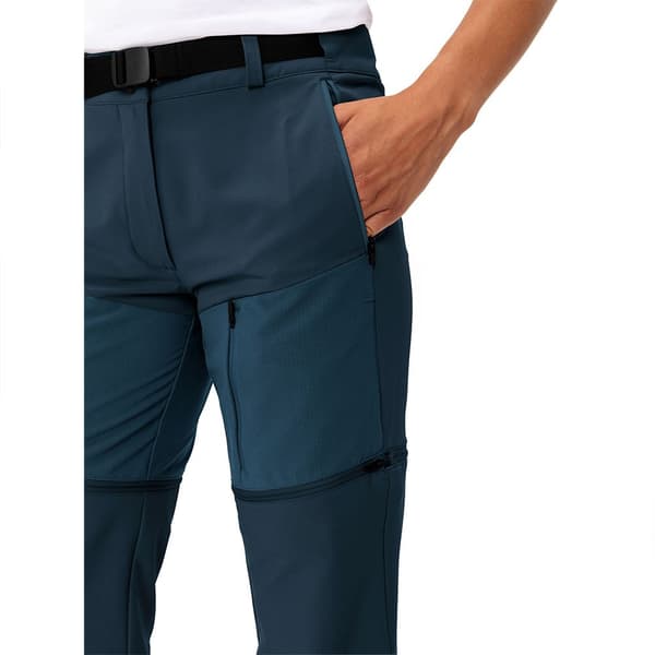Vaude Elope Zip Off Housut Sininen 46 / Regular Nainen