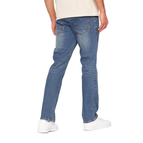 Crosshatch Denimjeans med tryck för herrar
