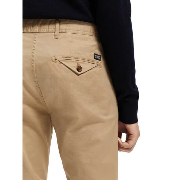 Scotch & Soda Essentials Stuart Regular Slim Fit Chinobukser Beige 31 / 32 Mand