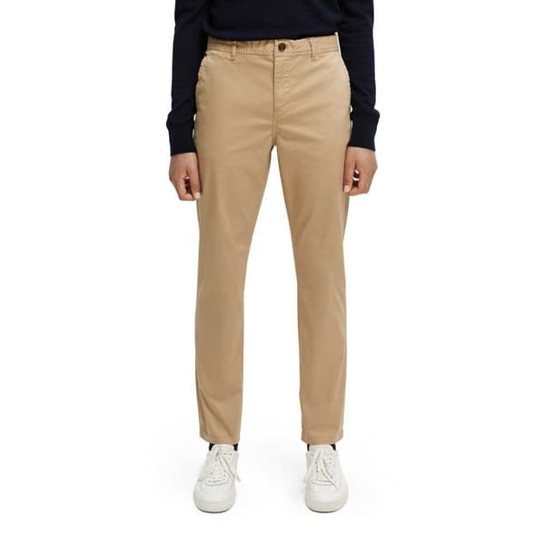 Scotch & Soda Essentials Stuart Regular Slim Fit Chinobukser Beige 31 / 32 Mand