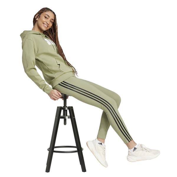 Adidas Future Icons 3 Stripes Leggings Beige S Kvinna