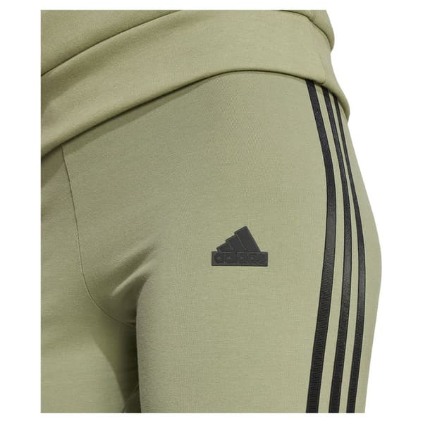 Adidas Future Icons 3 Stripes Leggings Beige S Kvinna