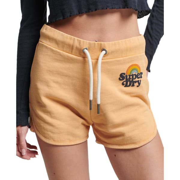 Superdry Vintage Rainbow Hikihousut Beige L Nainen