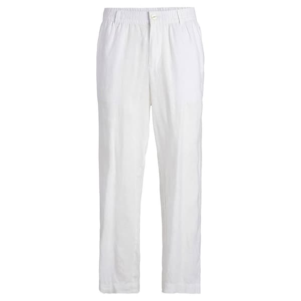 Jack & Jones Karl Lawrence Linen Chinobukser Hvid S Mand