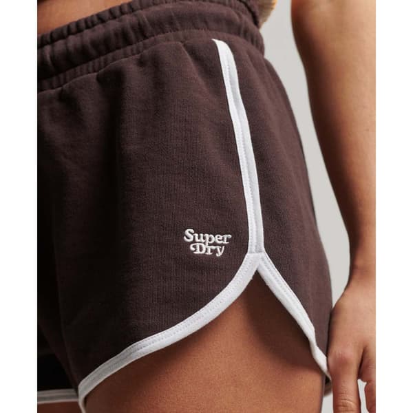 Superdry Vintage Jersey Racer Shortsit Ruskea S Nainen