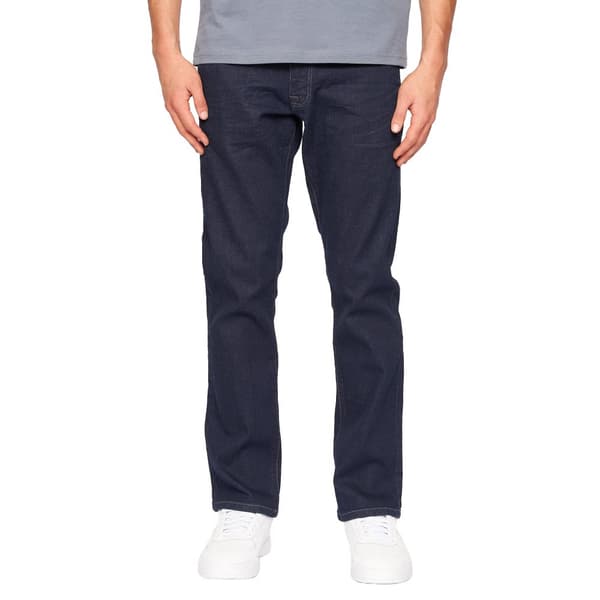 Crosshatch Cadman raka jeans för män Raw Wash 40S