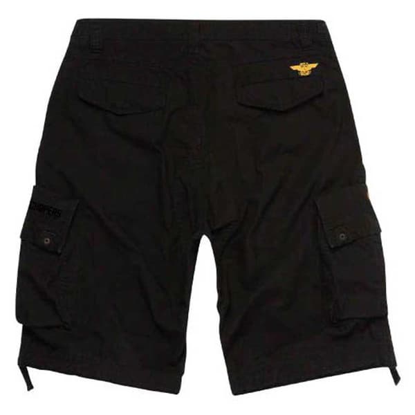 West Coast Choppers Caine Ripstop Cargo Shorts Sort S Mand