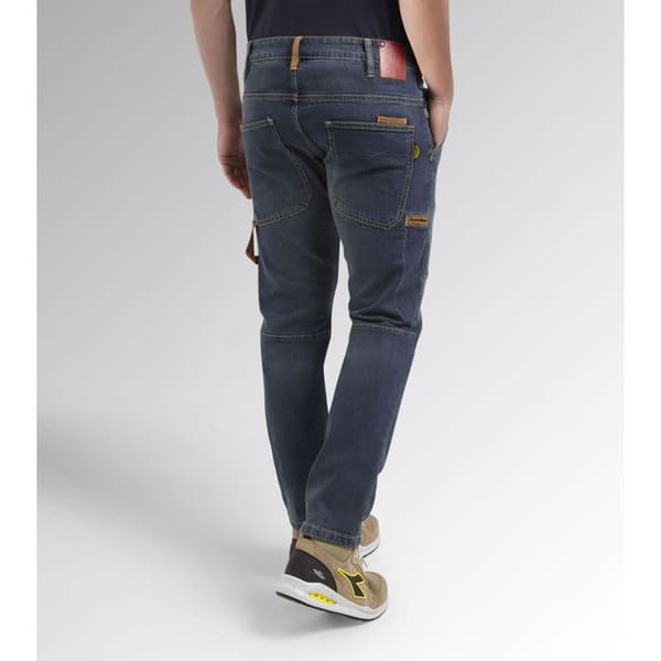 STONE PLUS DIRTY WASHING denim arbetsbyxor blå T46 - DIADORA SPA - 702.170752