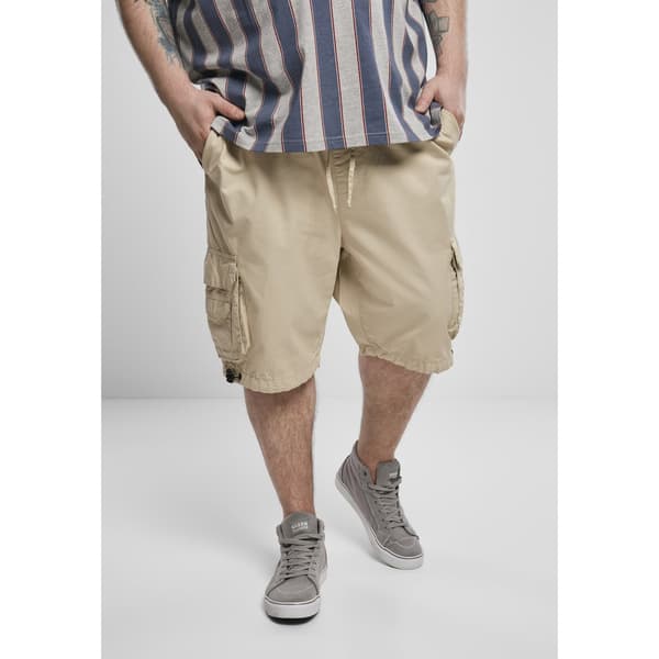Urban Classics Double Pocket Big Cargo Shorts Hvid 5XL Mand
