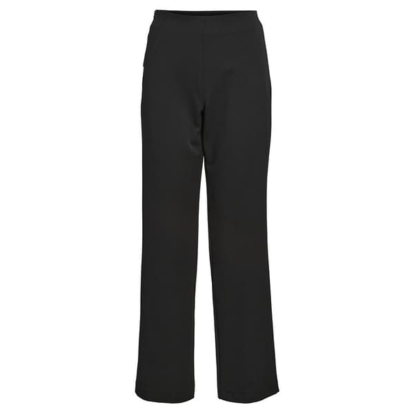 Object Lisa Belle Wide Leg Fit Höga Midje Byxor Svart 42 Kvinna