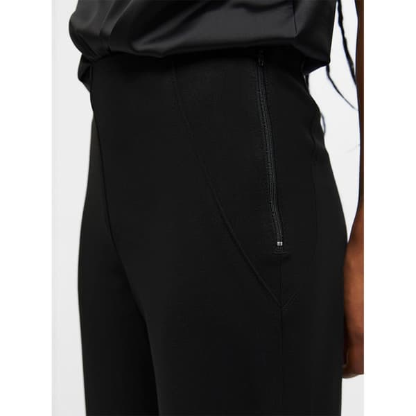 Object Lisa Belle Wide Leg Fit Höga Midje Byxor Svart 42 Kvinna