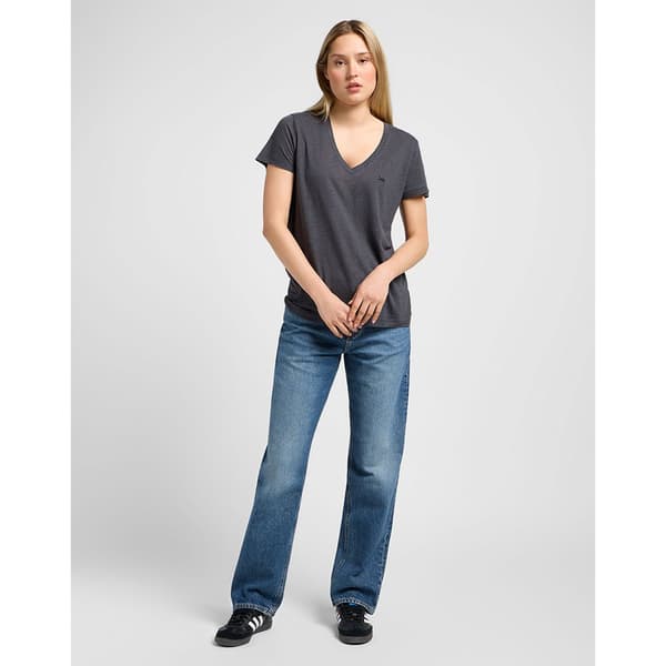 Lee Rider Classic Straight Fit Jeans Blå 36 / 35 Kvinna