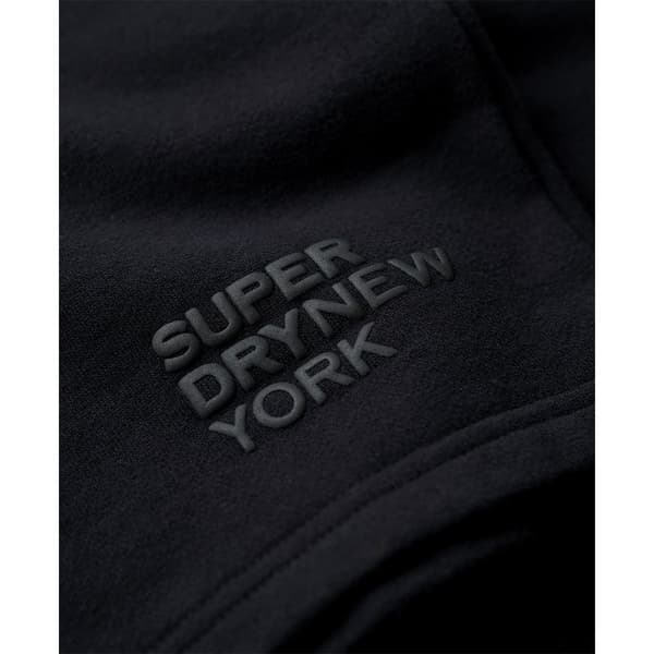 Superdry Luxury Sport Loose Urheilushortsit Musta L Mies