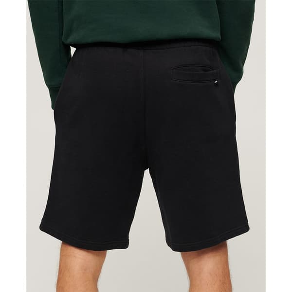 Superdry Luxury Sport Loose Urheilushortsit Musta L Mies
