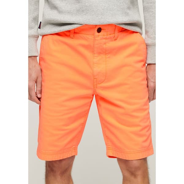 Superdry Vintage Officer Chinoshorts Orange 30 Mand
