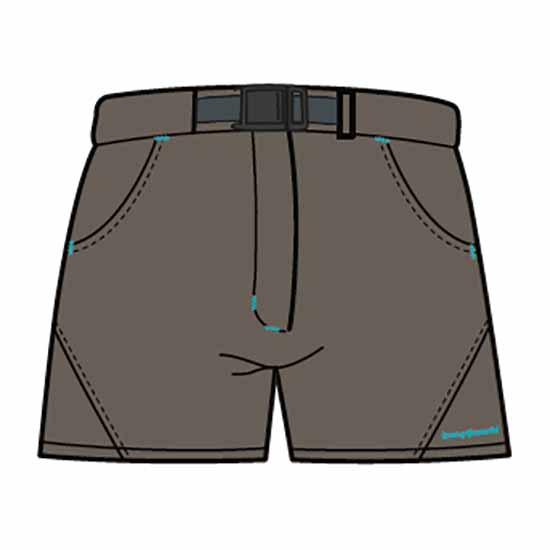 Trangoworld Keva Shortsit Ruskea XS Nainen