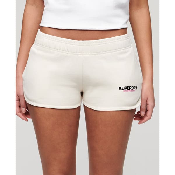 Superdry Sportswear Logo Racer Sports Shorts Hvid S Kvinde