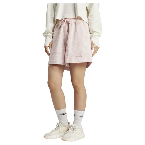 Adidas All Szn Rib Shorts Beige M Kvinna