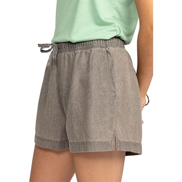 Roxy Lekeitio Grey Korta Jeans Grå S Kvinna