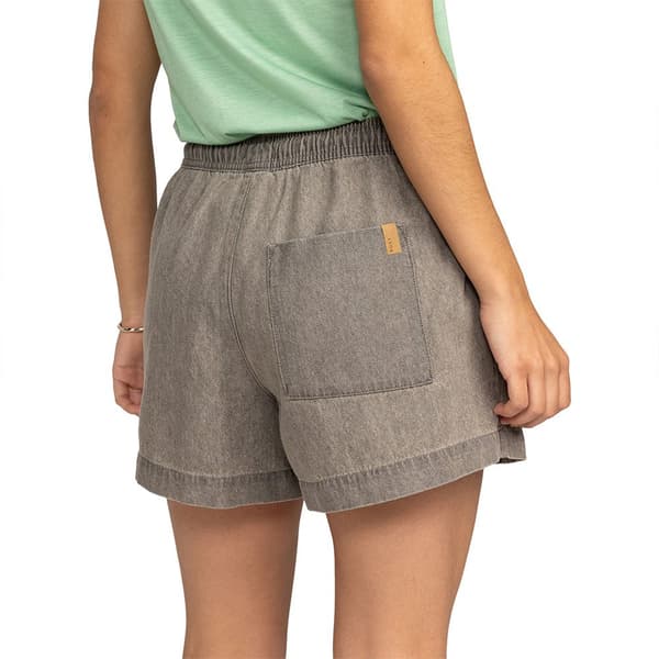 Roxy Lekeitio Grey Korta Jeans Grå S Kvinna