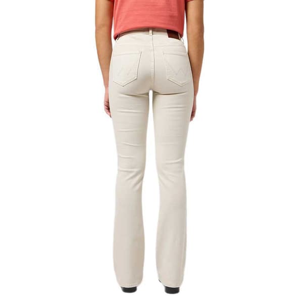 Wrangler 112351023 Boot Fit Jeans Beige 28 / 30 Kvinna