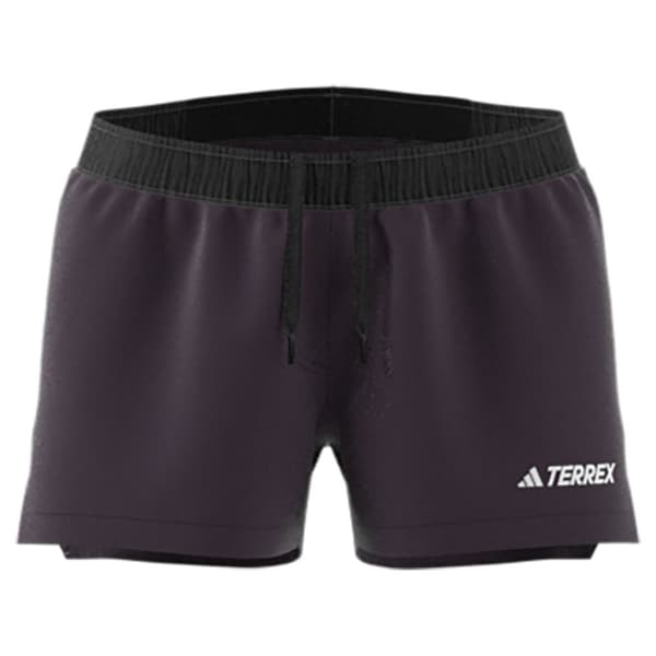 Adidas Terrex Multi Trail Running 5´´ Shortsit Musta L Nainen