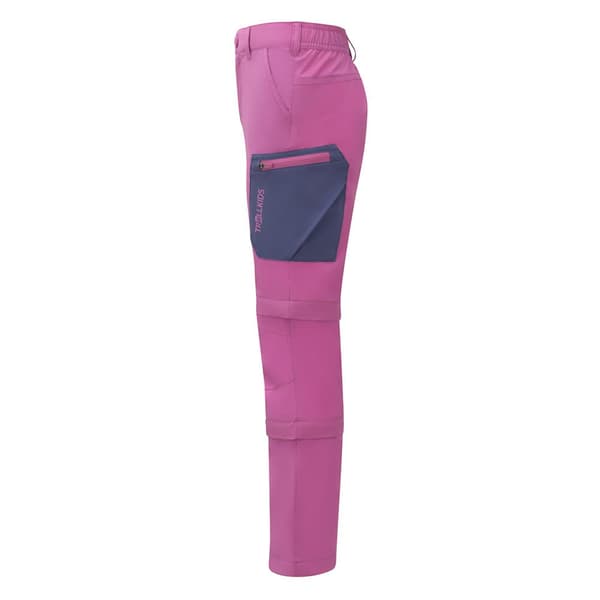 Trollkids Preikestolen Double Zip-off Bukser Rosa 158 cm Dreng