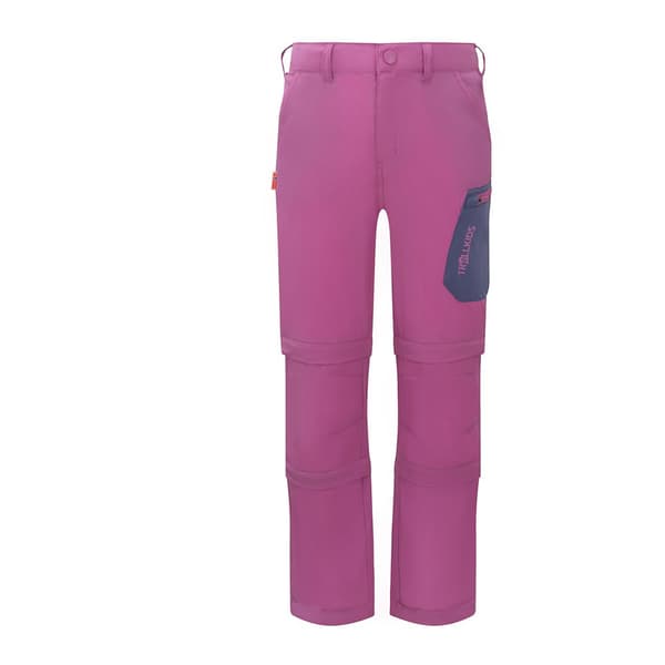 Trollkids Preikestolen Double Zip-off Bukser Rosa 158 cm Dreng