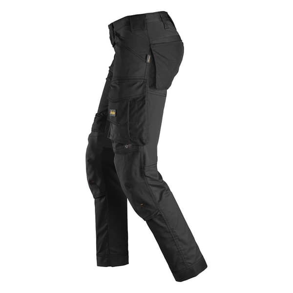Snickers Workwear Allroundwork Elastic Bukser Sort 160